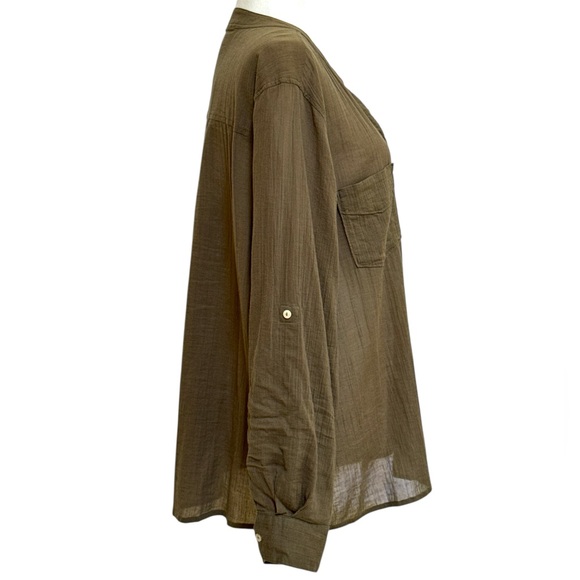 Carve Design Dylan Organic Cotton Green Top - Picture 3 of 9